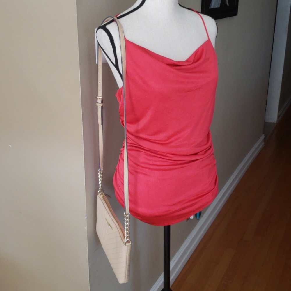 Red Express Elegant Criss Cross Top